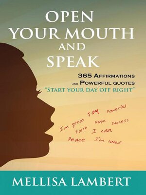 cover image of Open Your Mouth and Speak